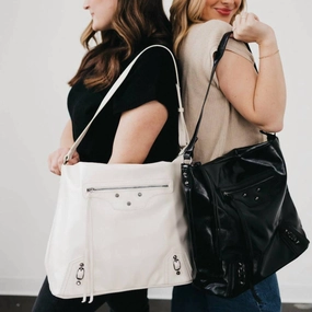 Tabitha Travel Work Crossbody Tote Bag In Black