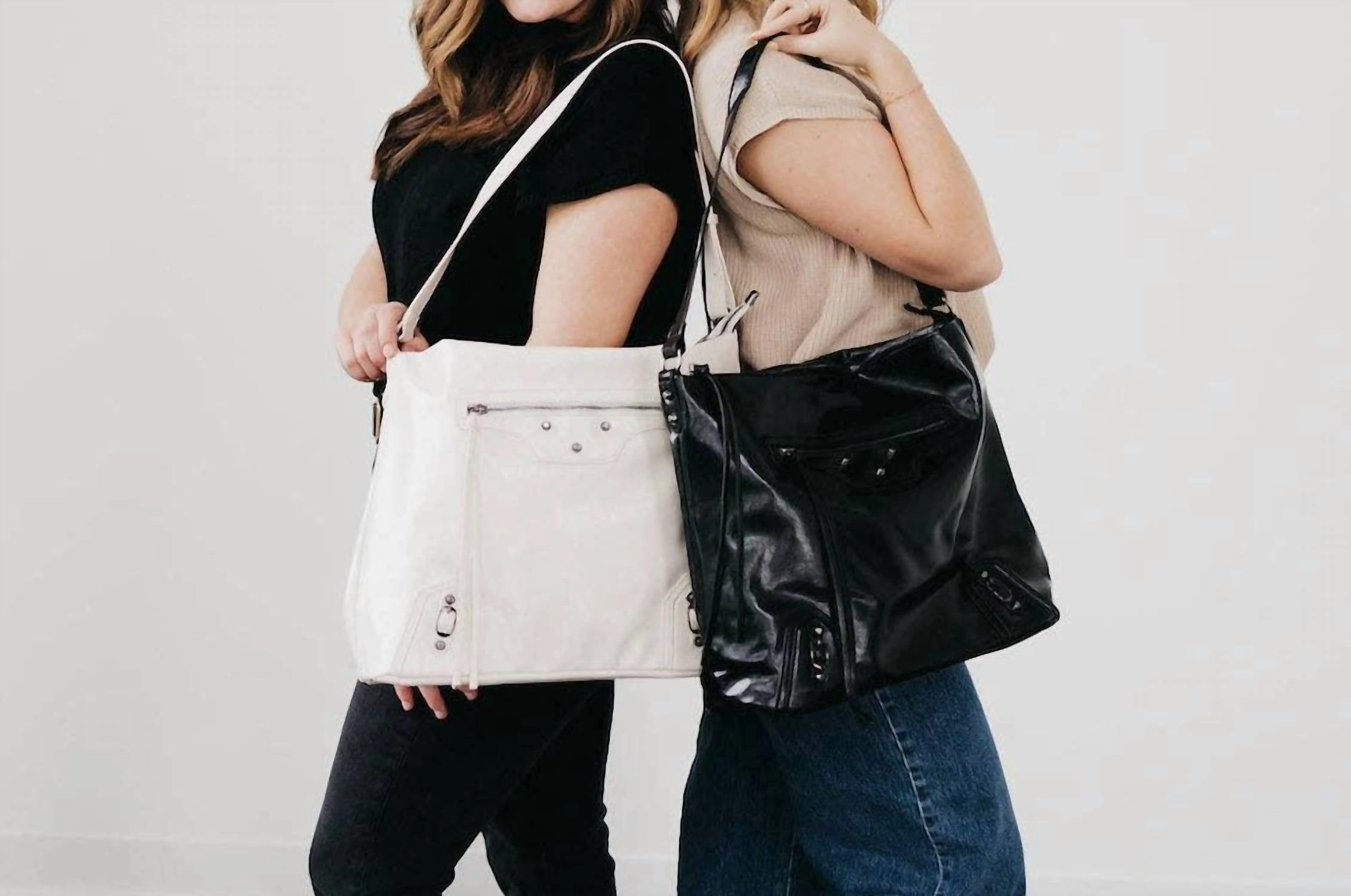 Tabitha Travel Work Crossbody Tote Bag In Black
