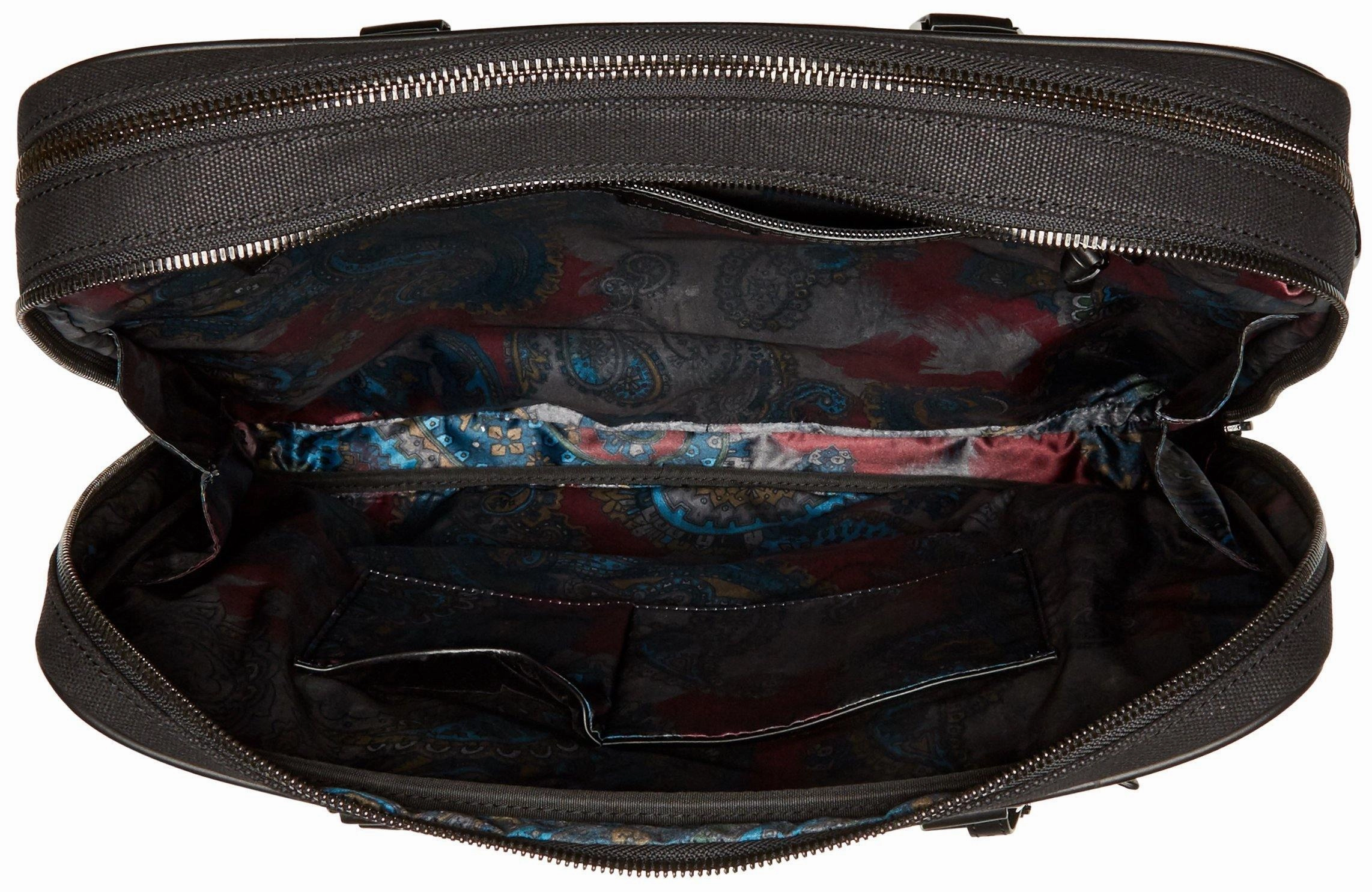 Ted Baker Men's Canvas and Leather Document Bag