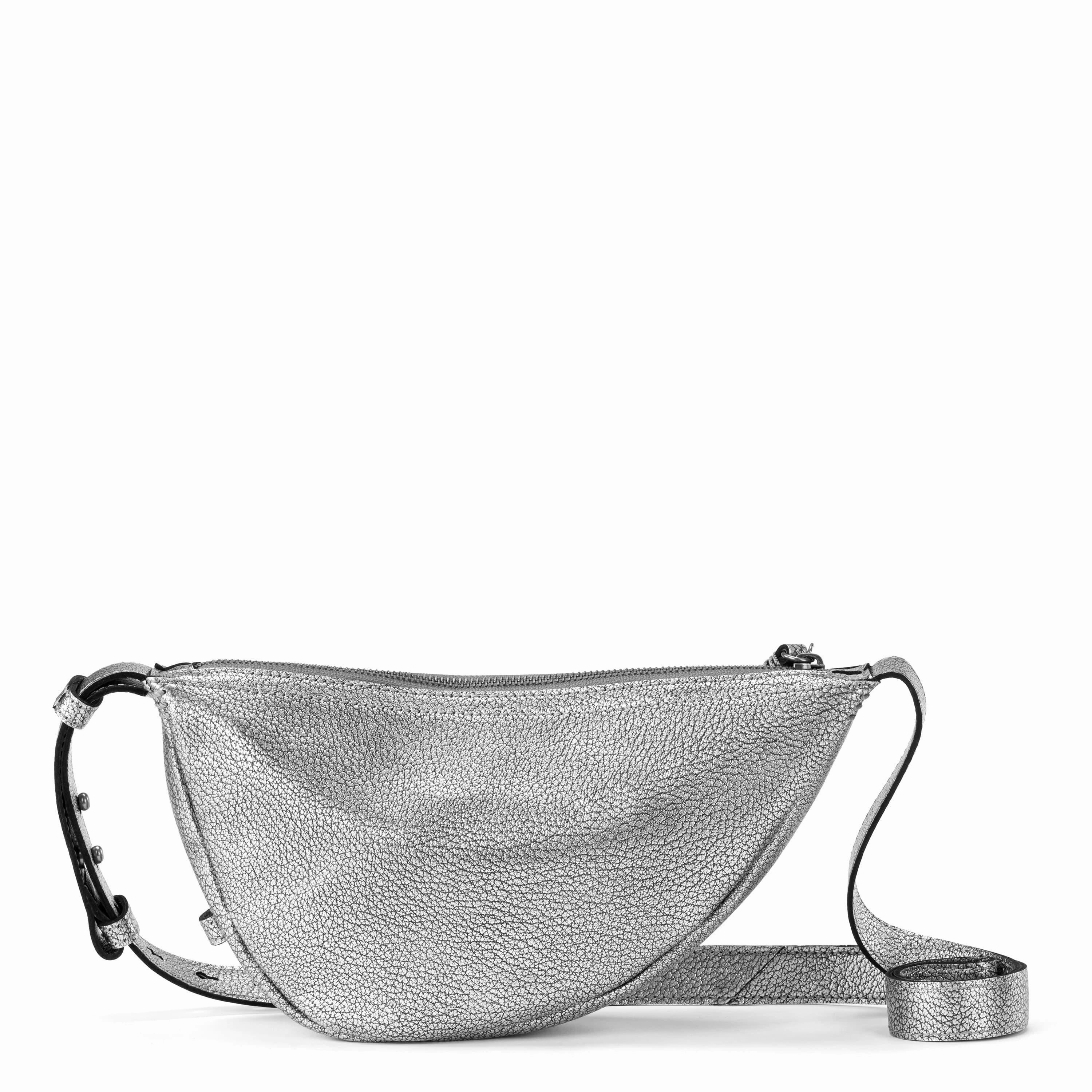 Tess Sling - Leather - Dark Silver