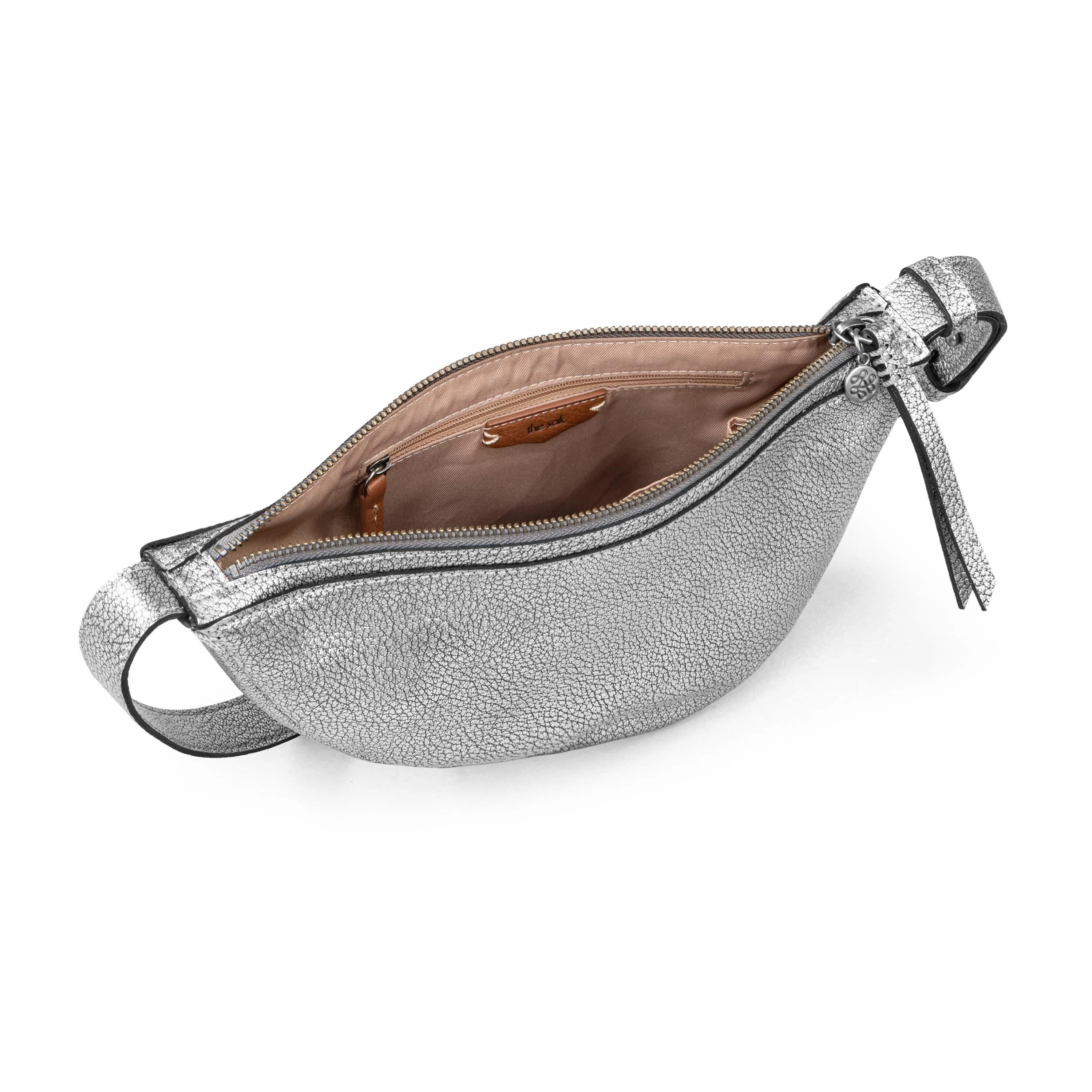 Tess Sling - Leather - Dark Silver