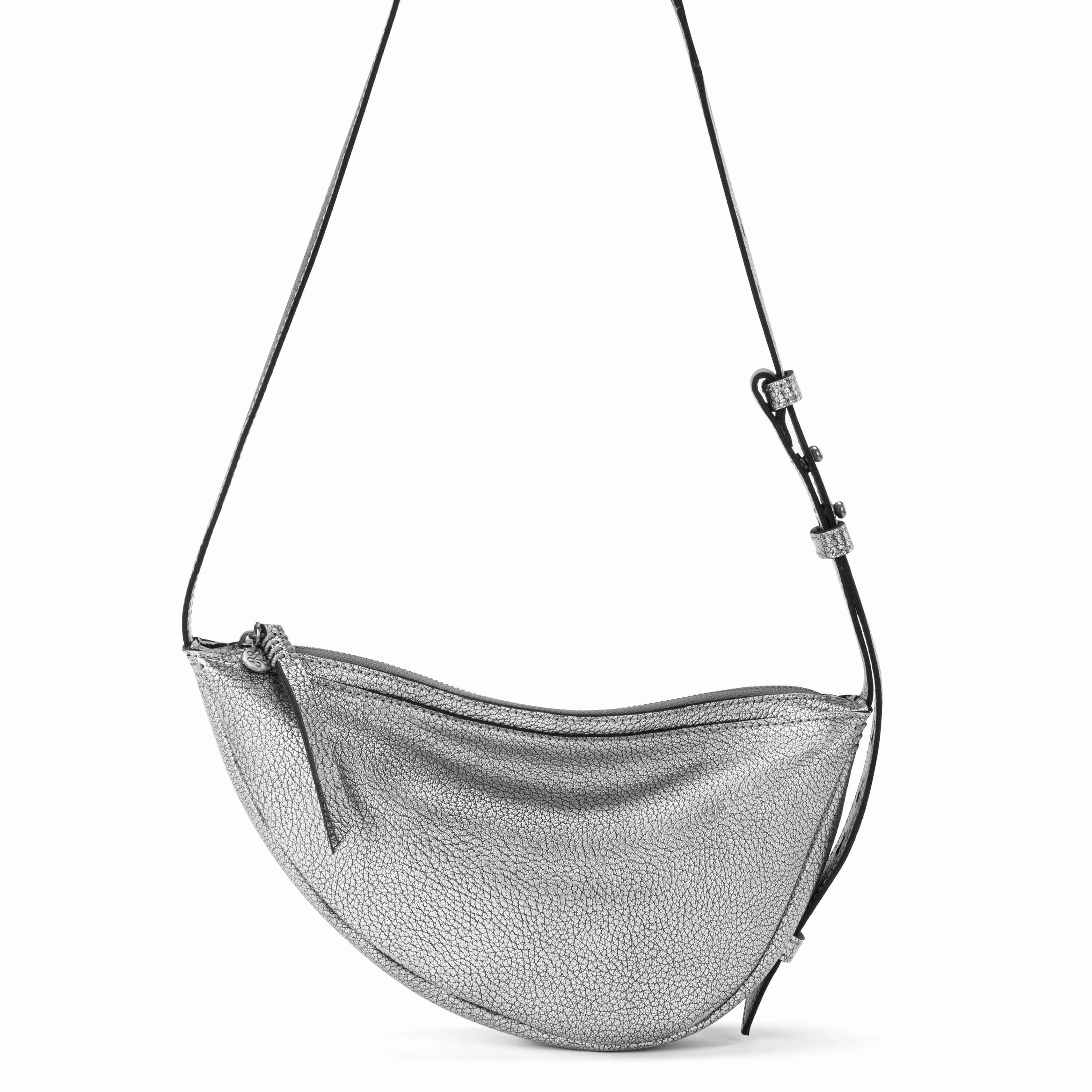 Tess Sling - Leather - Dark Silver