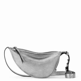 Tess Sling - Leather - Dark Silver