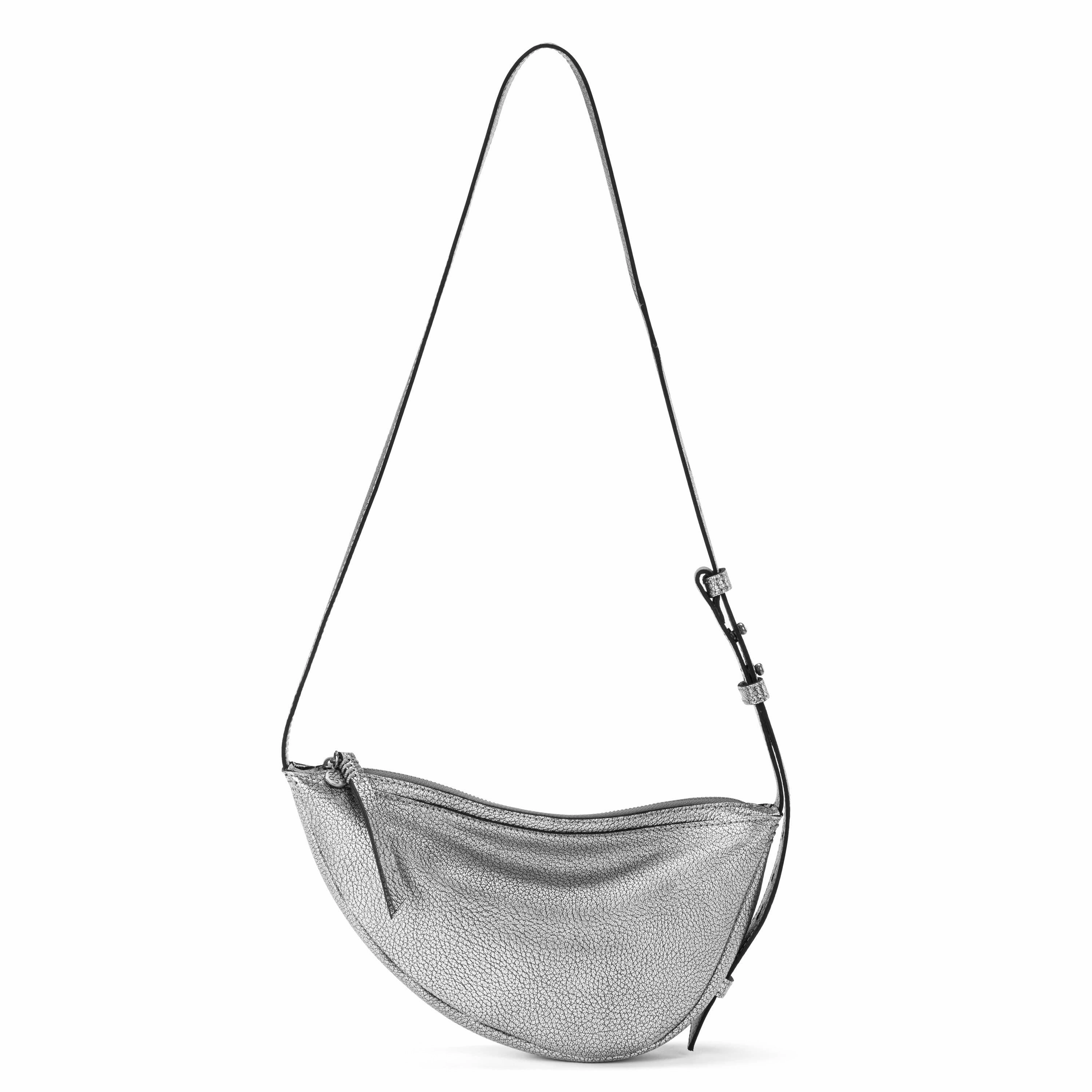 Tess Sling - Leather - Dark Silver