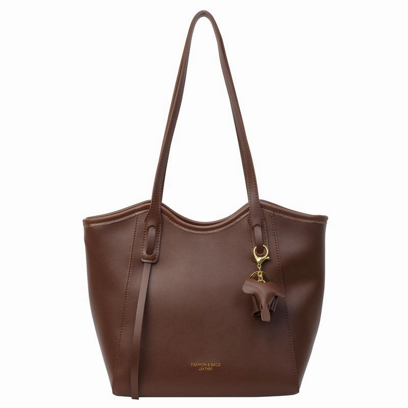 Textured  Large Capacity Commuter Tote Bag