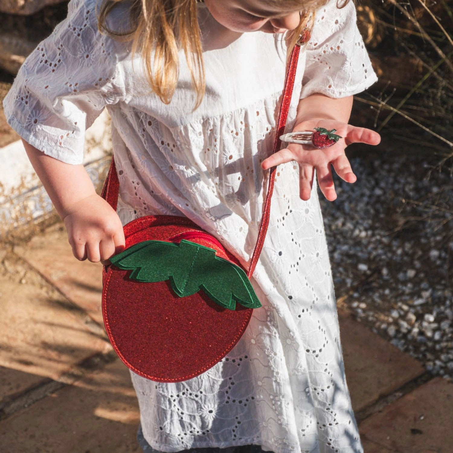 That's Mine Strawberry Red Juliet Shoulder Bag