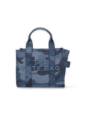 The Camo' Tote Bag  Light Blue