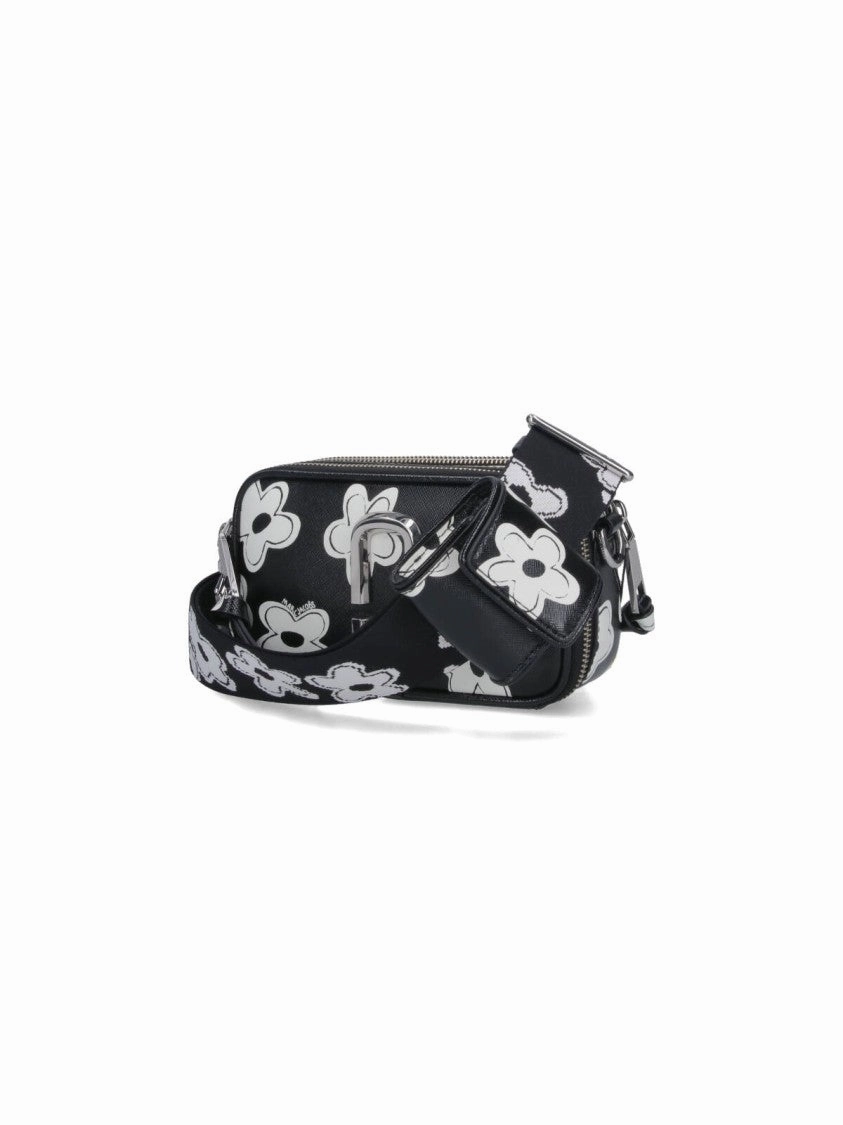 The Daisy Snapshot' Crossbody  Black/Floral