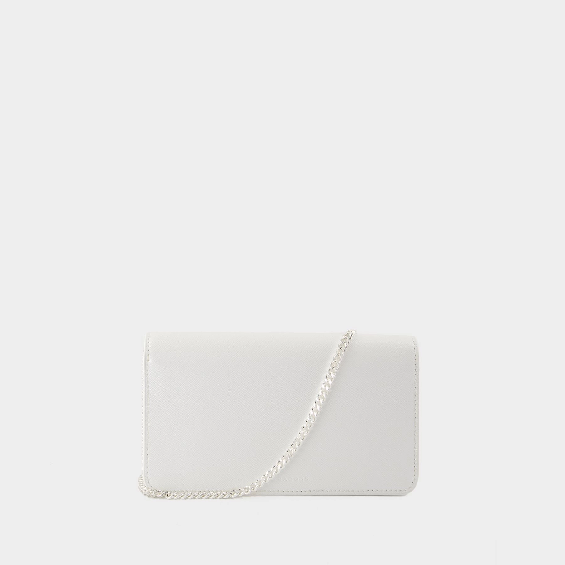 The Longshot Wallet On Chain - Marc Jacobs - Leather - White