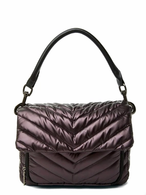 The Muse Crossbody Handbag In Pearl Fig