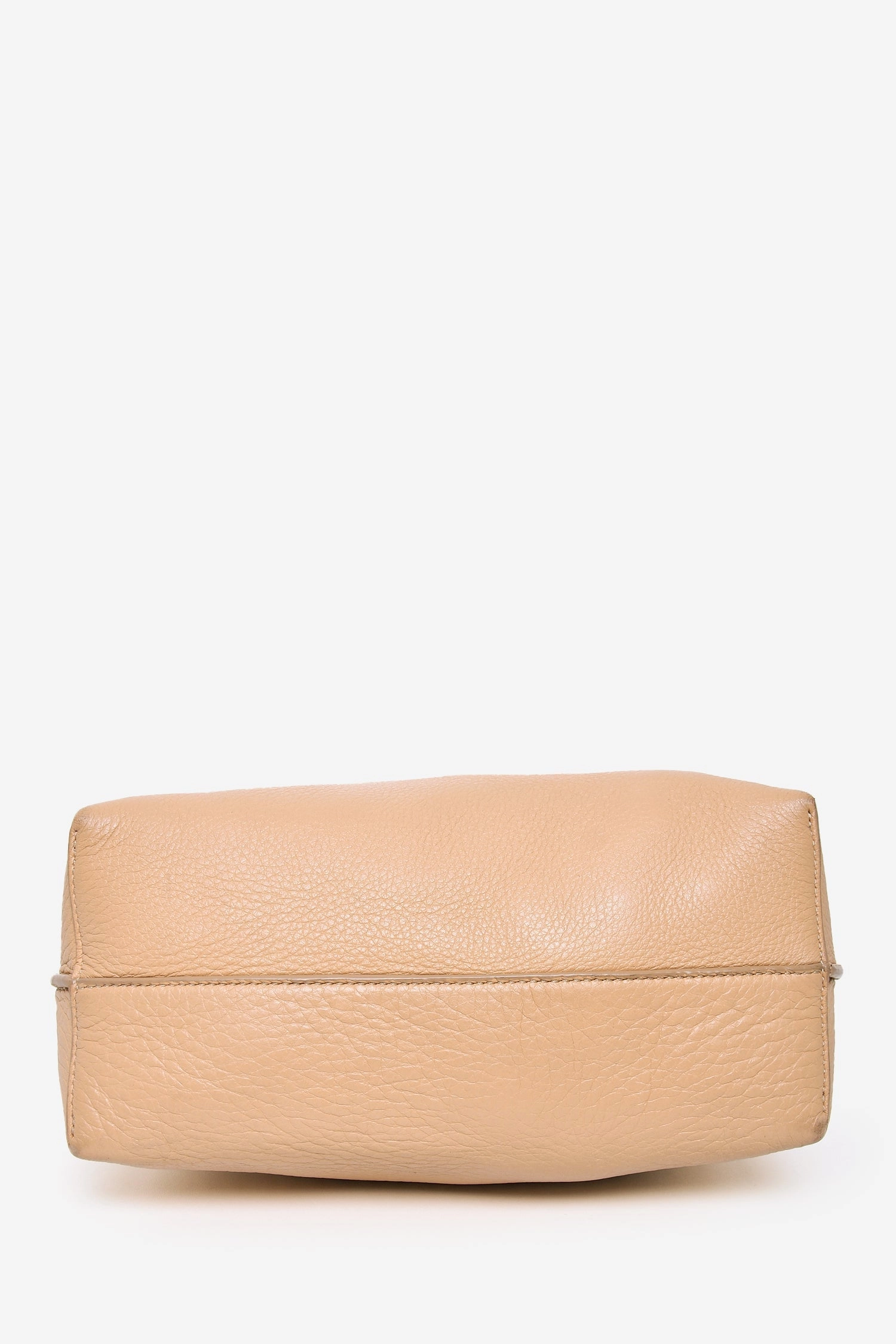 The Row Beige Leather Shoulder Bag