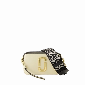 The Snapshot Crossbody - Leather - White