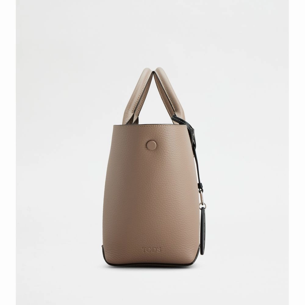 Tod's Double Up Shopping Bag in Leather Small