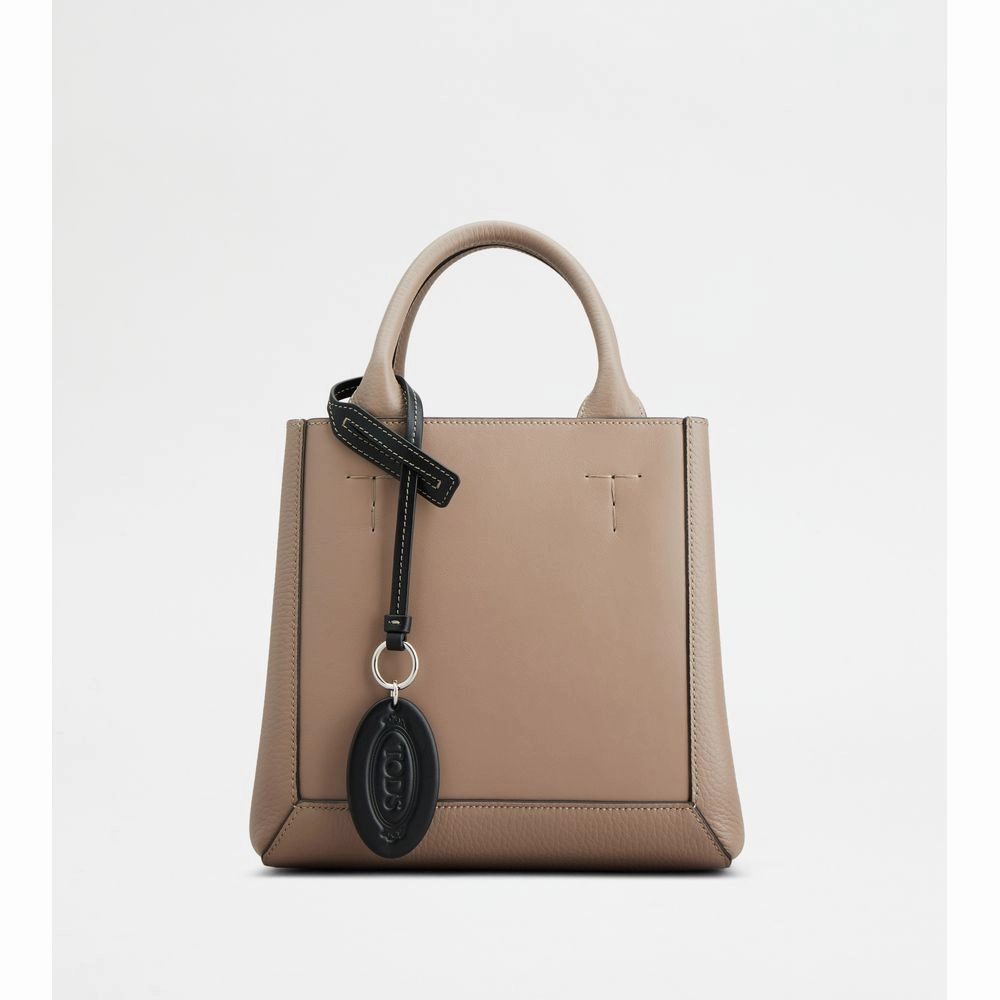 Tod's Double Up Shopping Bag in Leather Small