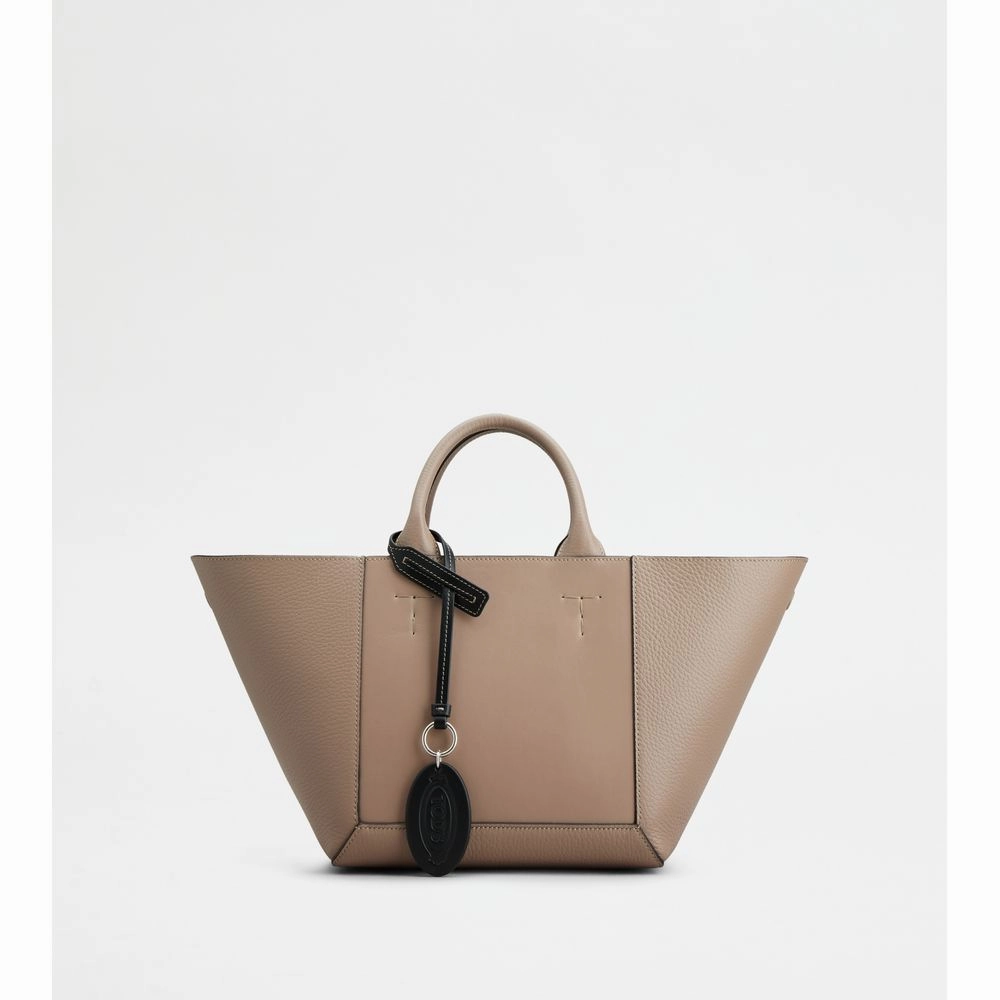 Tod's Double Up Shopping Bag in Leather Small