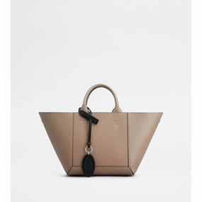 Tod's Double Up Shopping Bag in Leather Small