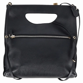 Tom Ford Top Handle Shoulder Bag in Black Leather