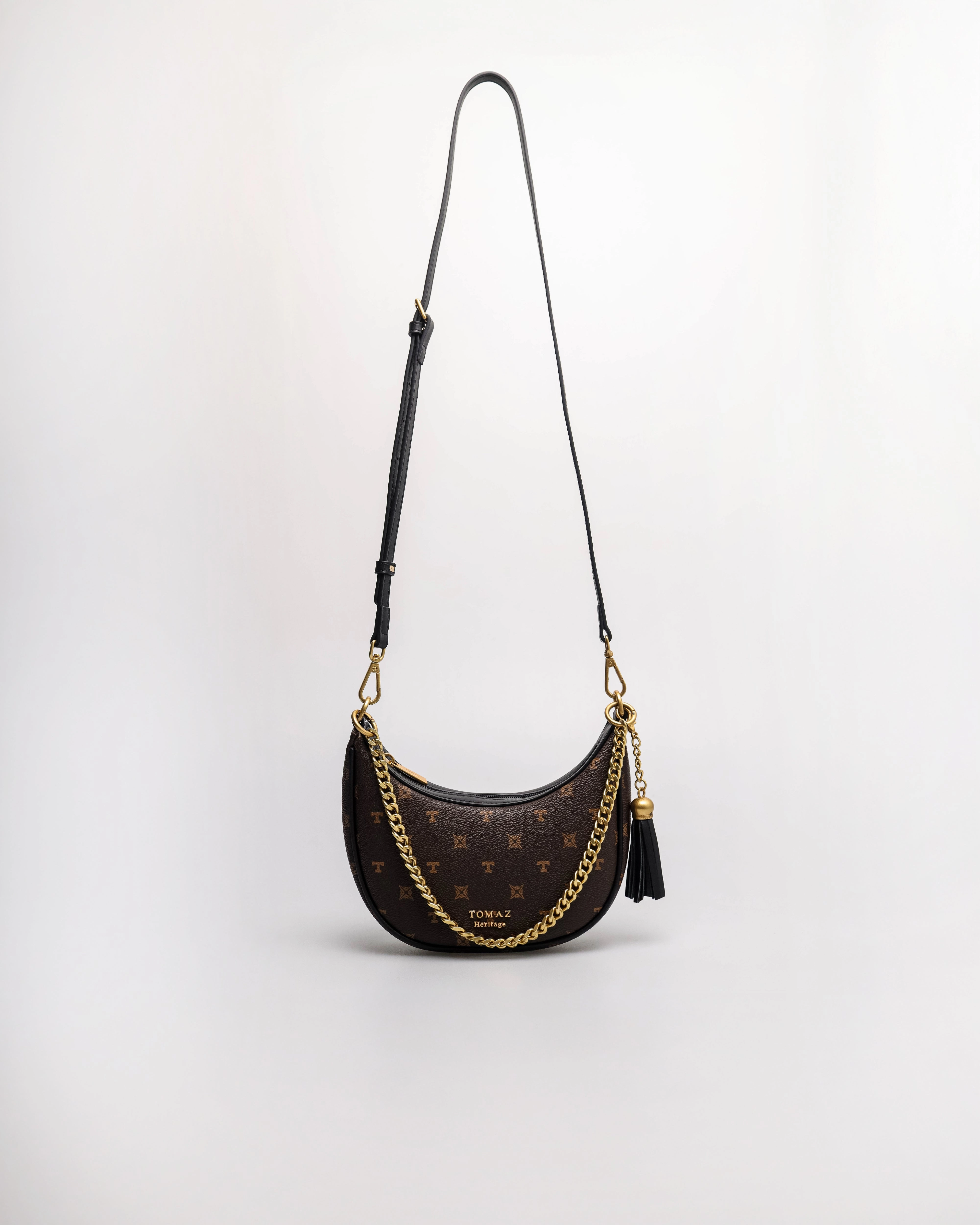 Tomaz BL252 Monogram Ladies Crescent Bags