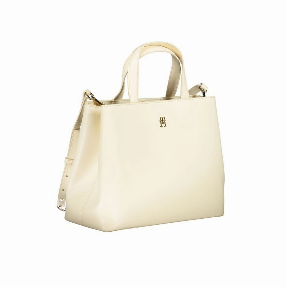 Tommy Hilfiger Beige Polyethylene Women's Handbag