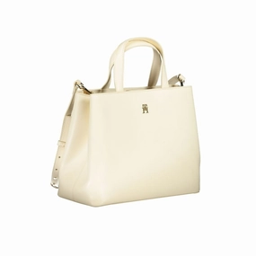 Tommy Hilfiger Beige Polyethylene Women's Handbag