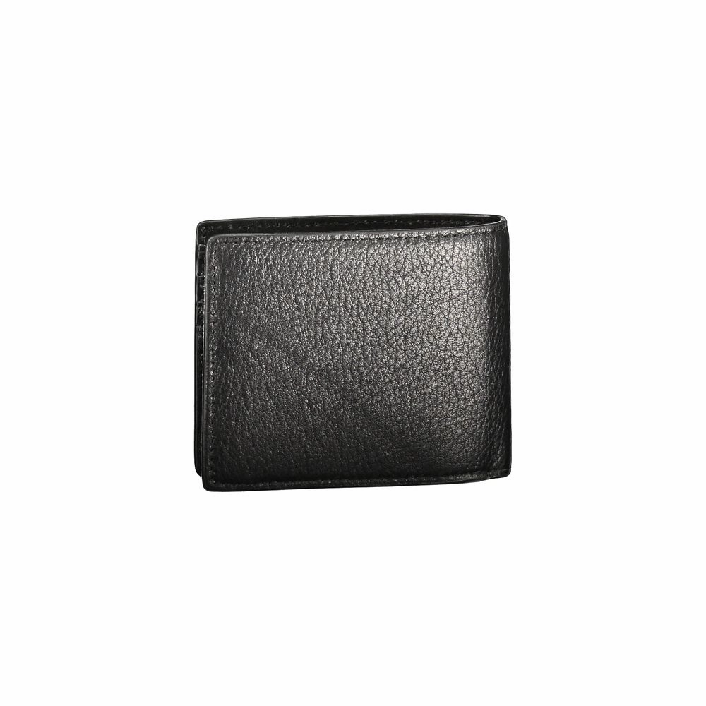 Tommy Hilfiger Black Leather Men Wallet