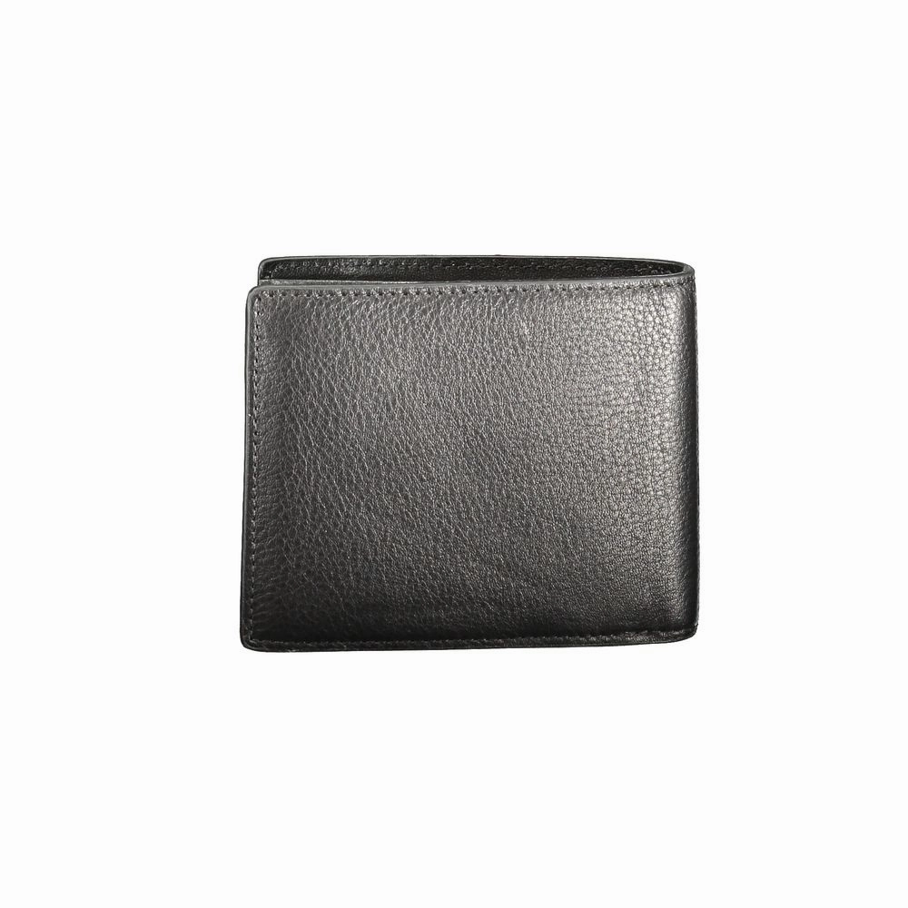 Tommy Hilfiger Black Leather Men Wallet