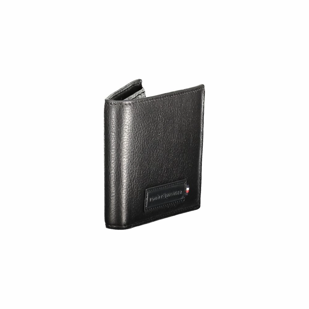 Tommy Hilfiger Black Leather Men Wallet