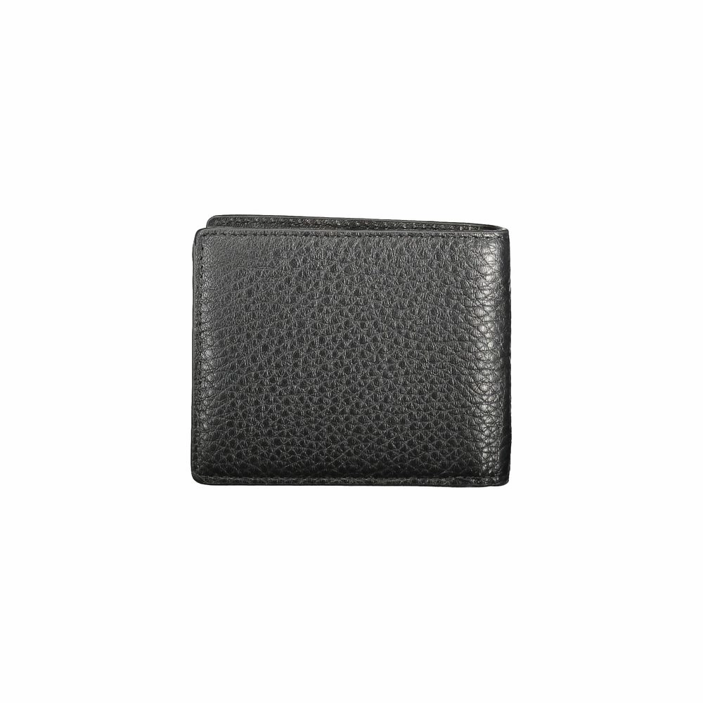 Tommy Hilfiger Black Leather Men Wallet