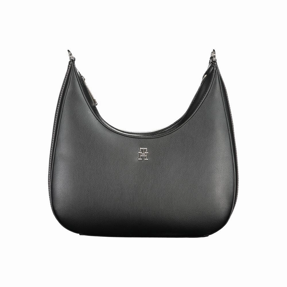 Tommy Hilfiger Black Polyester Women's Handbag