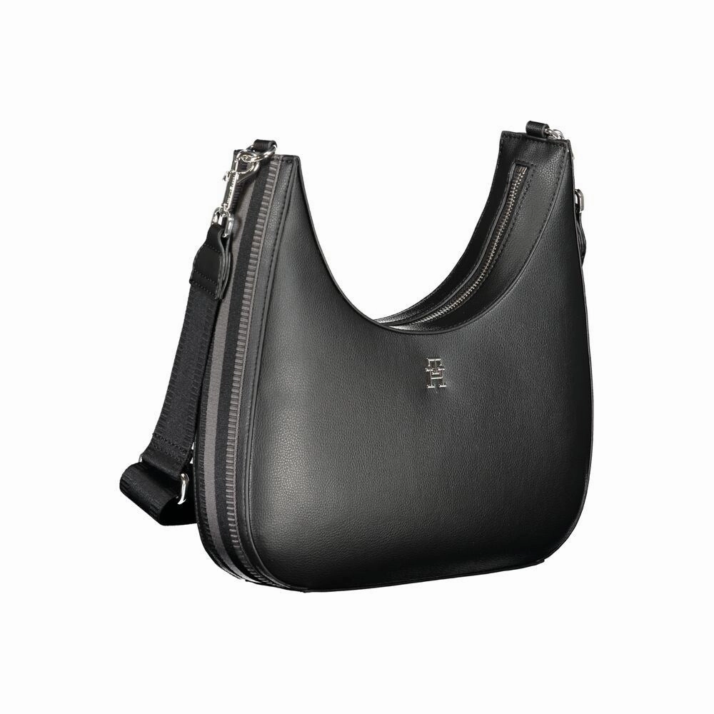 Tommy Hilfiger Black Polyester Women's Handbag