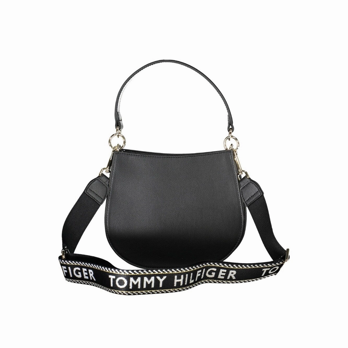Tommy Hilfiger Black Polyester Women Women's Handbag
