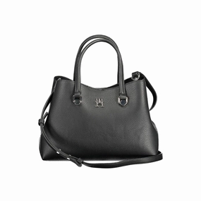 Tommy Hilfiger Black Polyester Women Women's Handbag