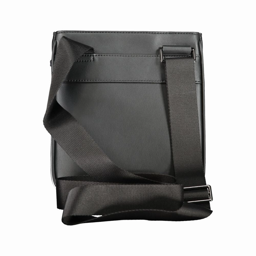 Tommy Hilfiger Black Polyethylene Shoulder Men's Bag
