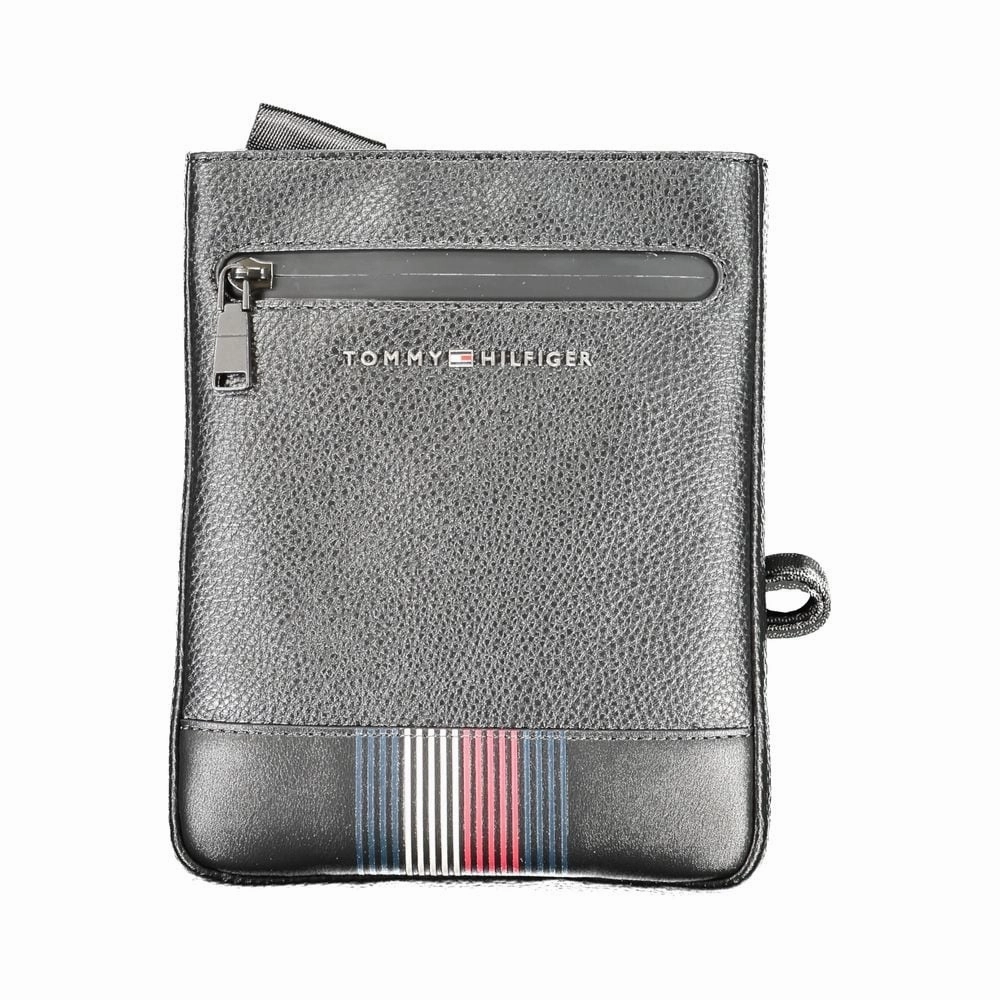 Tommy Hilfiger Black Polyethylene Shoulder Men's Bag