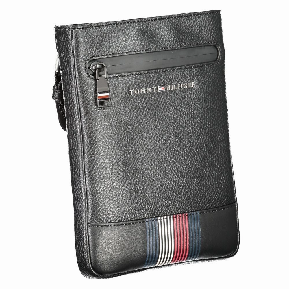 Tommy Hilfiger Black Polyethylene Shoulder Men's Bag