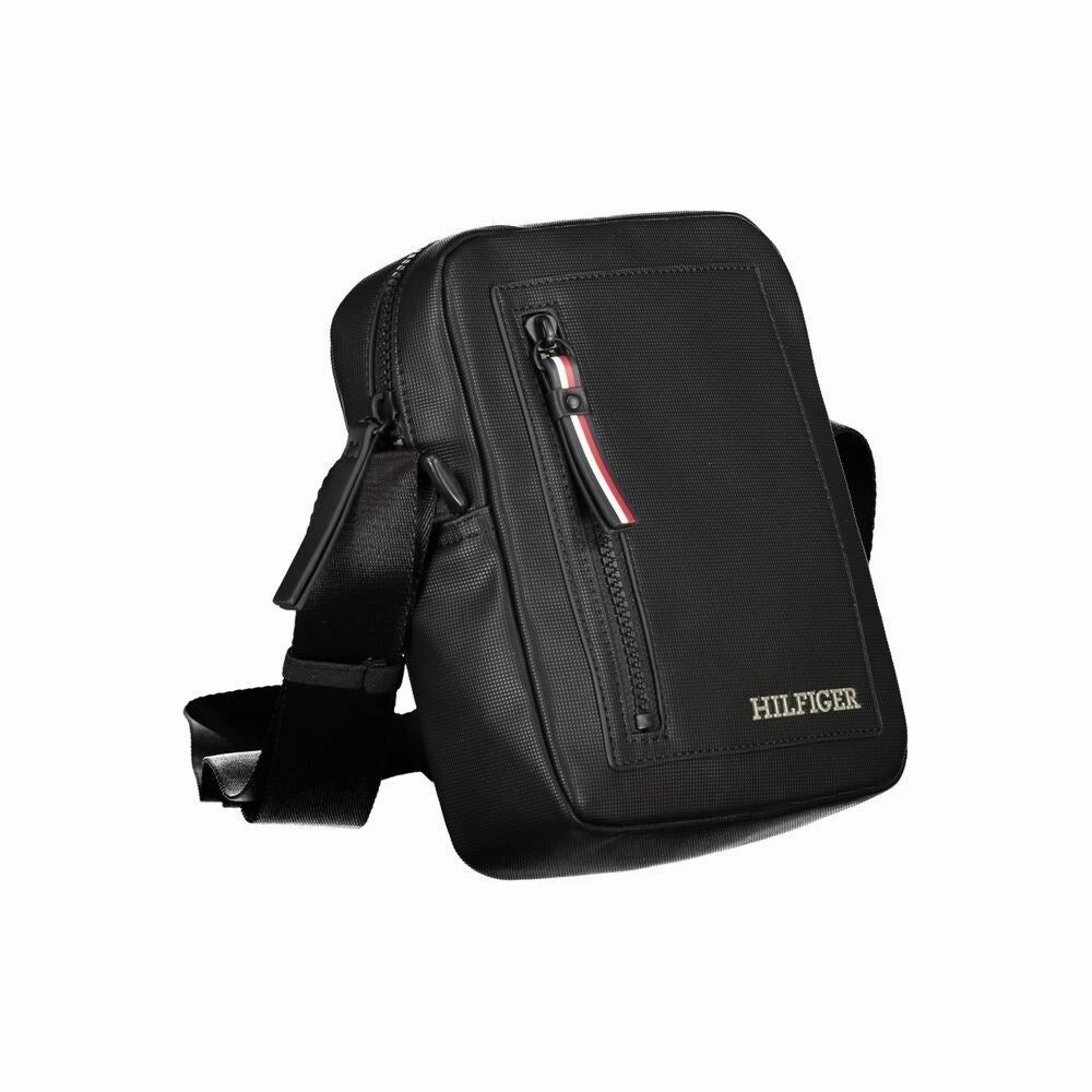 Tommy Hilfiger Black Polyethylene Shoulder Men's Bag