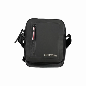 Tommy Hilfiger Black Polyethylene Shoulder Men's Bag