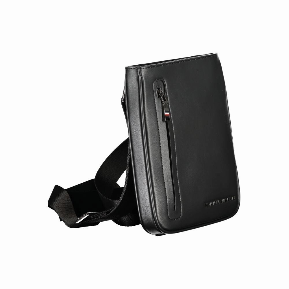 Tommy Hilfiger Black Polyethylene Shoulder Men's Bag