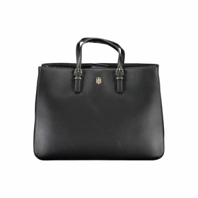 Tommy Hilfiger Black Polyethylene Women Women's Handbag