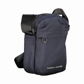 Tommy Hilfiger Blue Polyester Shoulder Men's Bag