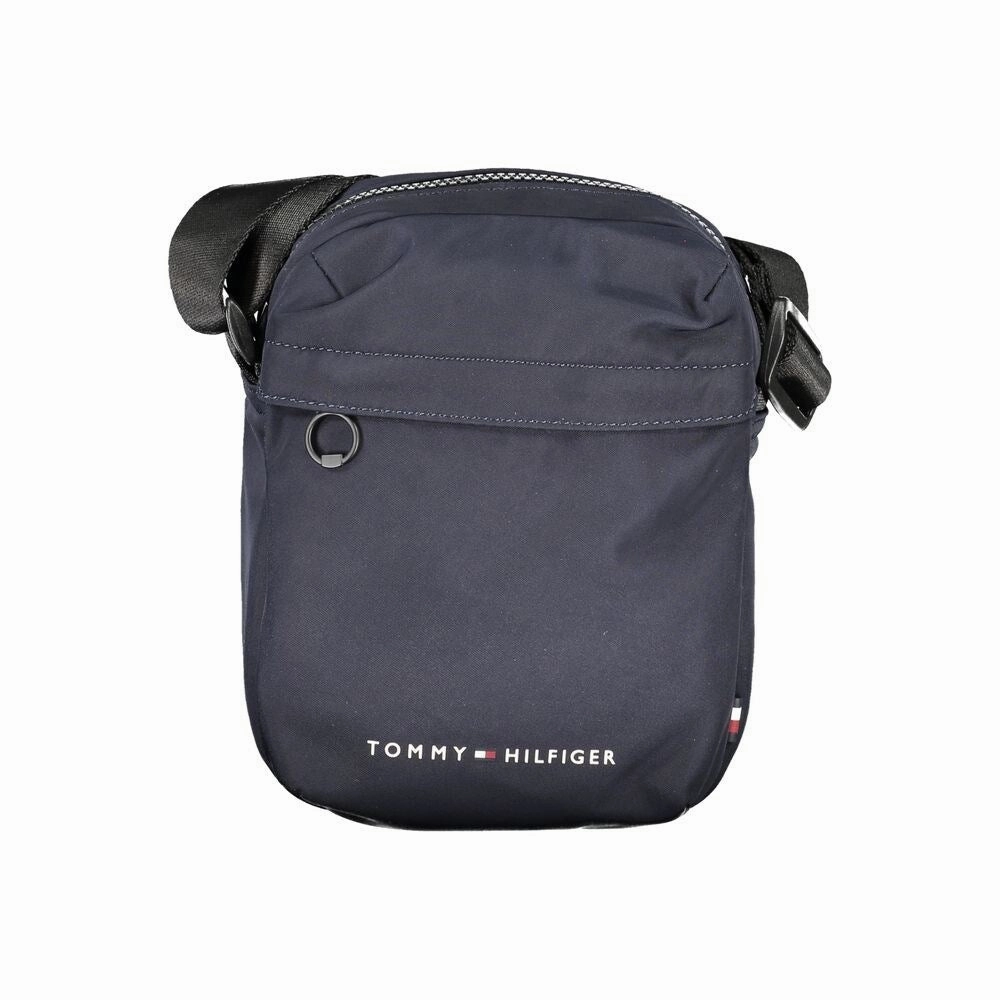 Tommy Hilfiger Blue Polyester Shoulder Men's Bag