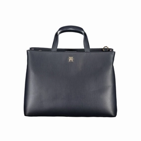 Tommy Hilfiger Blue Polyester Women's Handbag