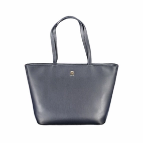 Tommy Hilfiger Blue Polyester Women's Handbag