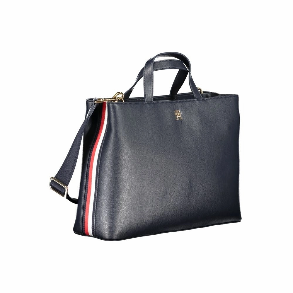 Tommy Hilfiger Blue Polyester Women's Handbag