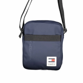 Tommy Hilfiger Blue Polyethylene Shoulder Men's Bag