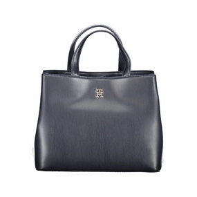 Tommy Hilfiger Blue Polyethylene Women's Handbag