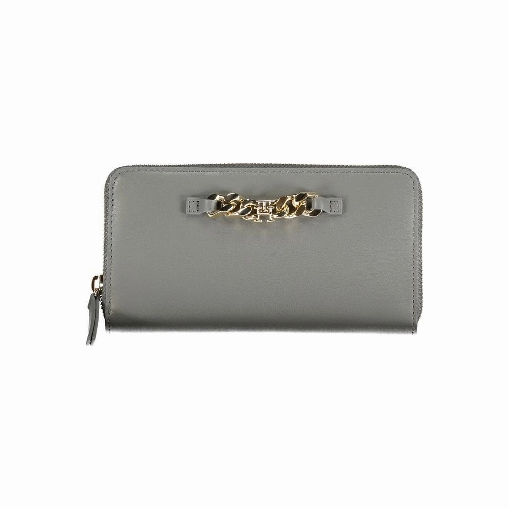 Tommy Hilfiger Chic Gray Polyethylene Compact Women's Wallet
