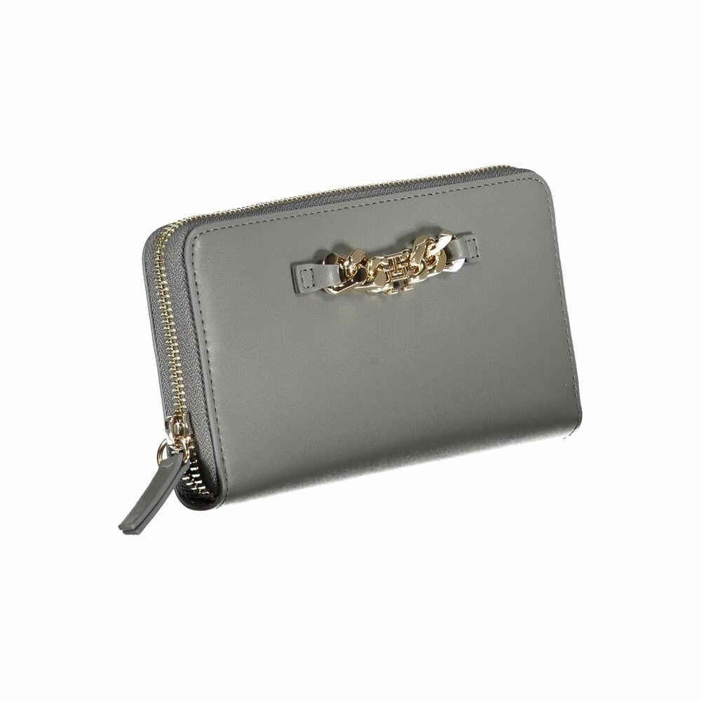 Tommy Hilfiger Chic Gray Polyethylene Compact Women's Wallet