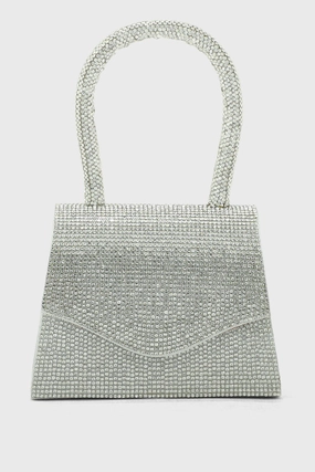 Top Handle Hand Bags BH0043-Silver