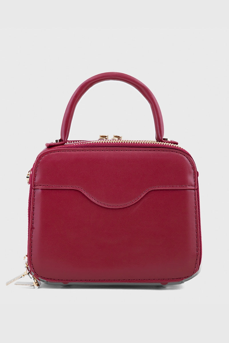 Top Handle Hand Bags BH0075-Maroon